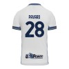 Camisola Inter de Milão Pavard 28 Criança Equipamento Alternativa 2024-25 Manga Curta